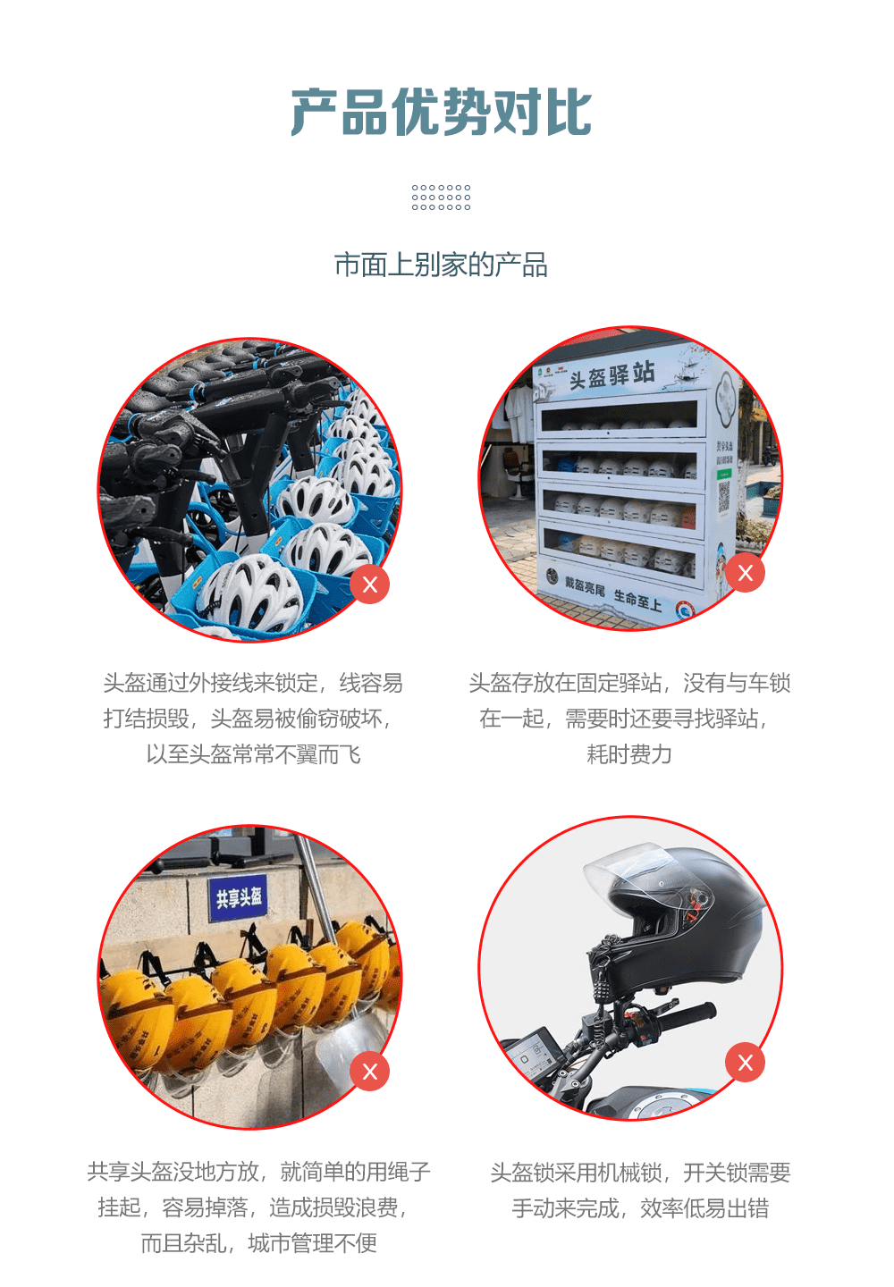 共享滑板车头盔锁
