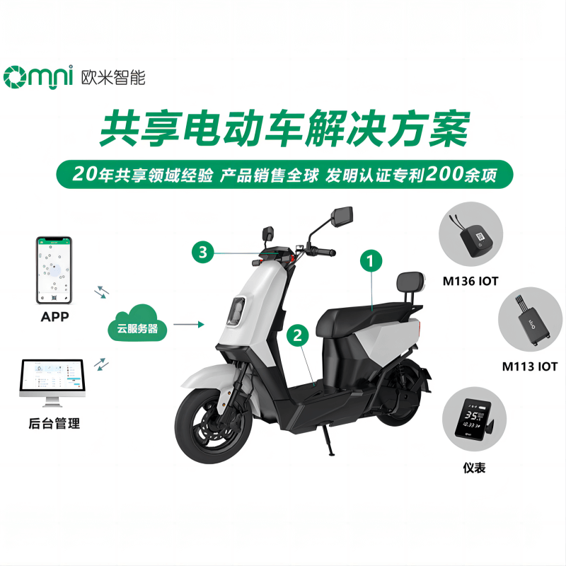 共享电单车中控